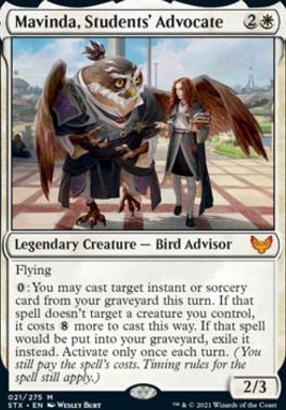 Mavinda, Students' Advocate (foil)