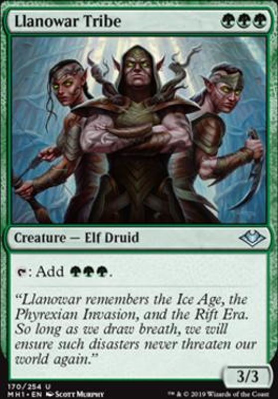 Llanowar Tribe (foil)