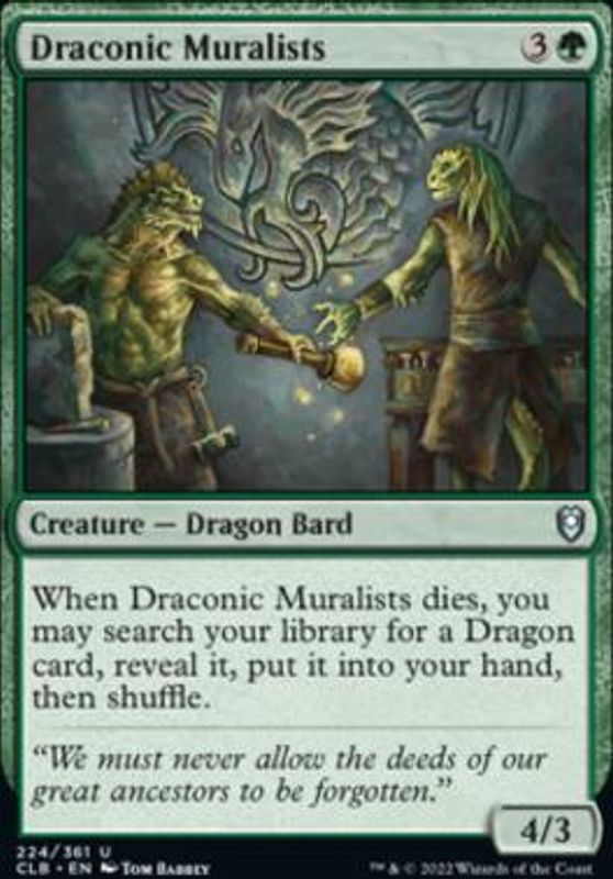 Draconic Muralists (foil)