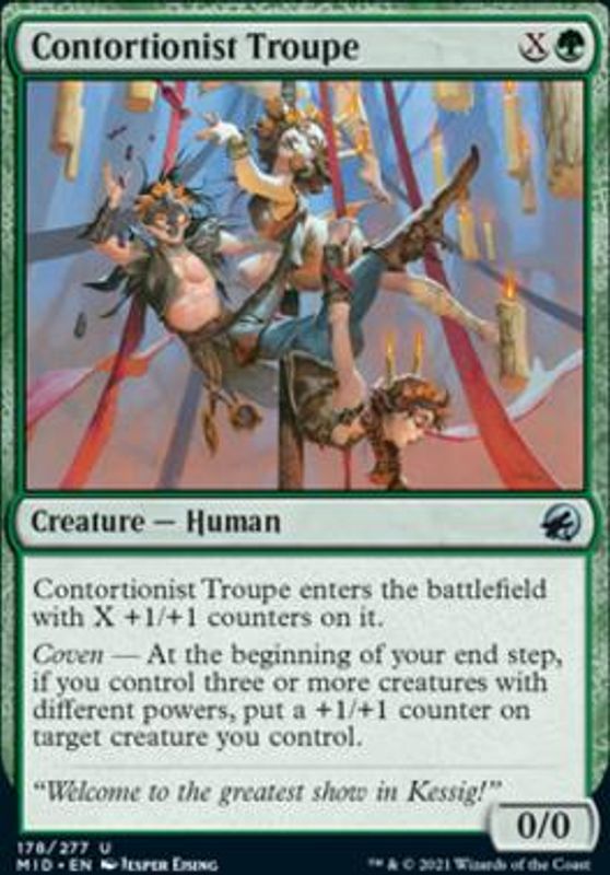 Contortionist Troupe (foil)