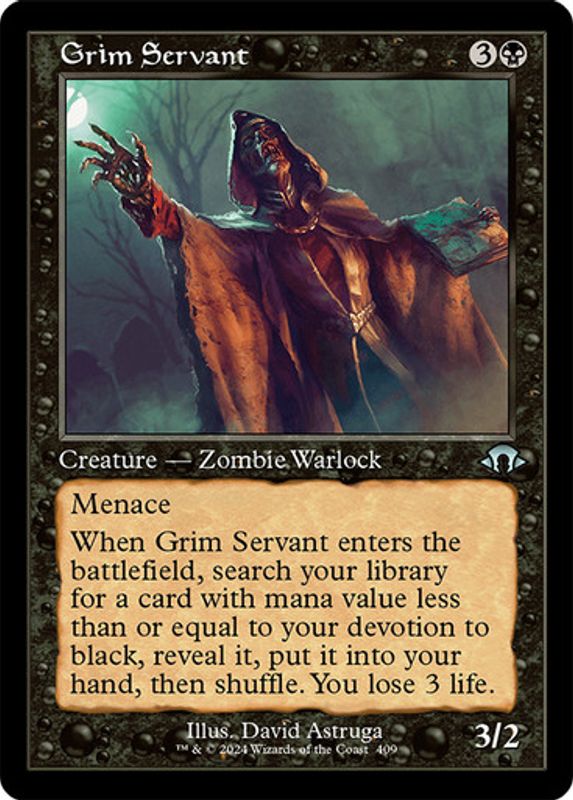 Grim Servant (Retro Frame)