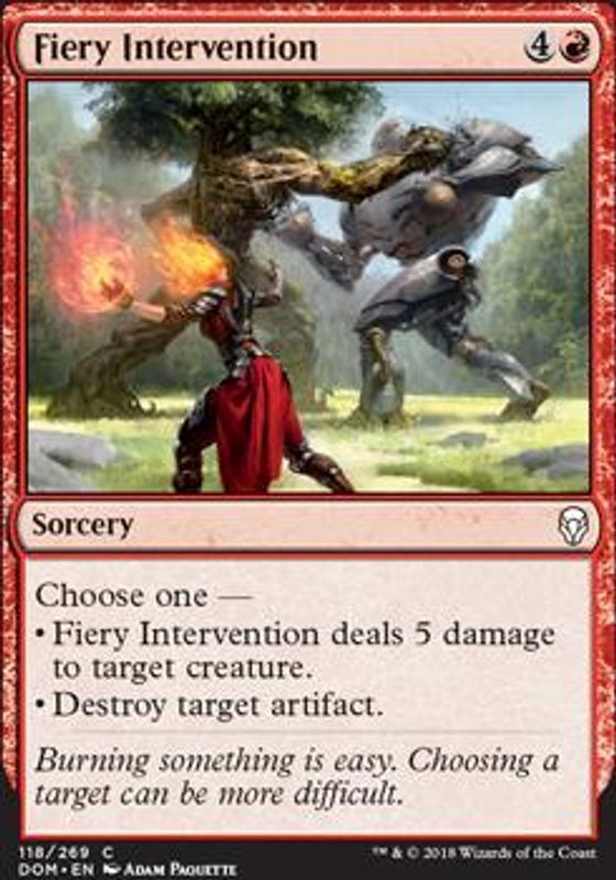 Fiery Intervention