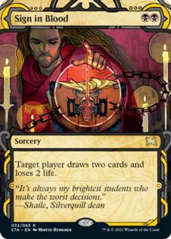 Sign in Blood (foil)