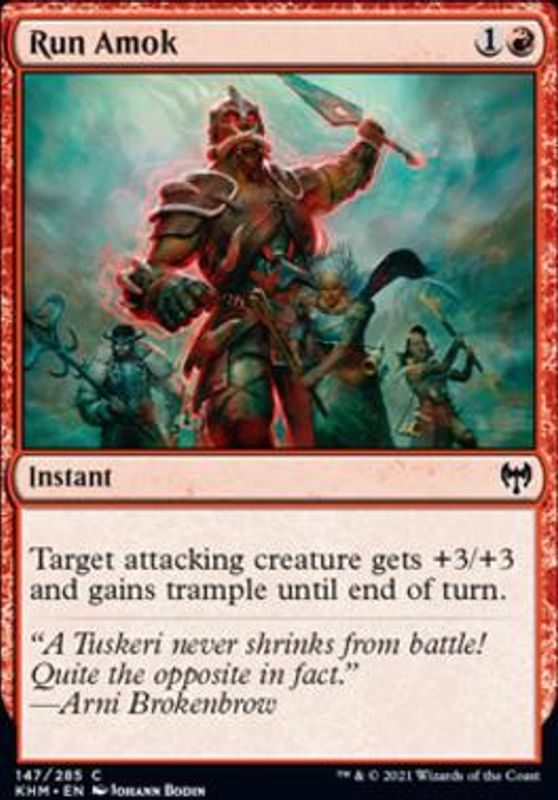 Run Amok (foil)