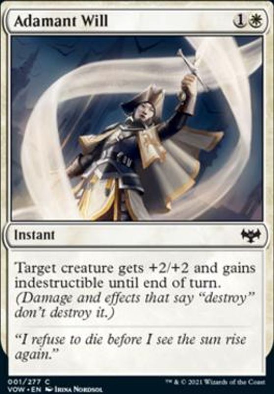 Adamant Will (foil)