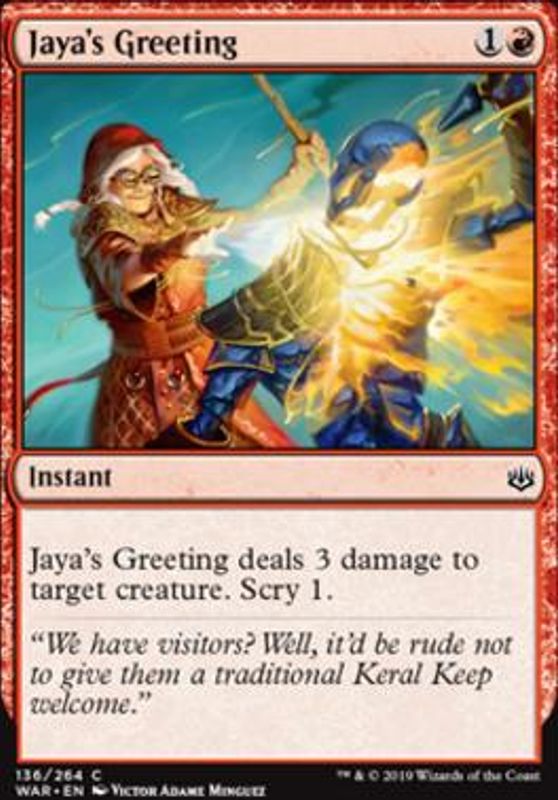 Jaya's Greeting (foil)