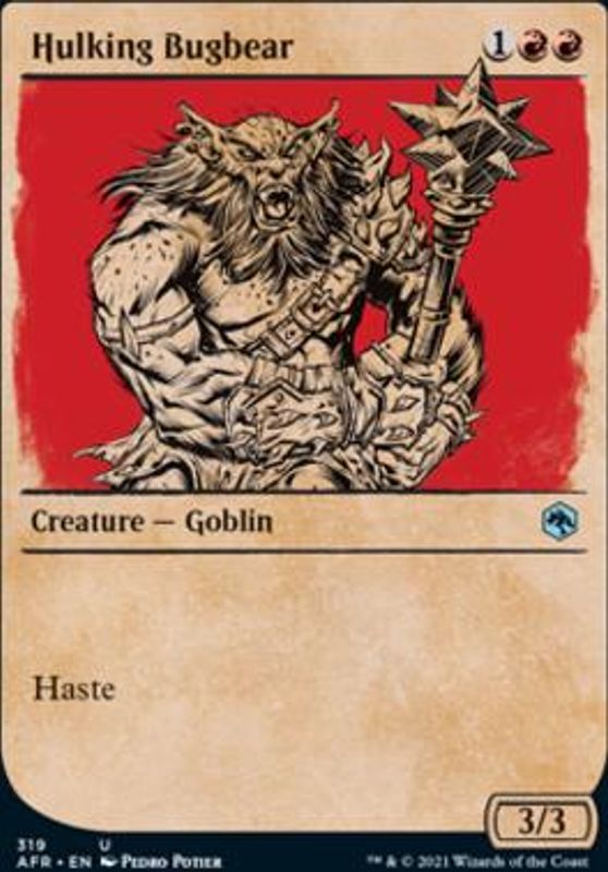 Hulking Bugbear (Showcase) (foil)