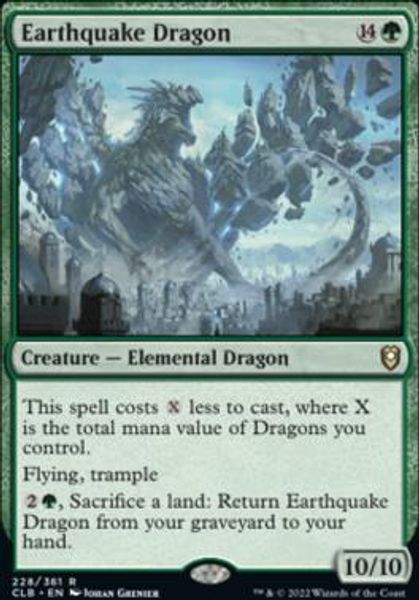 Hovedbilde Earthquake Dragon (foil)