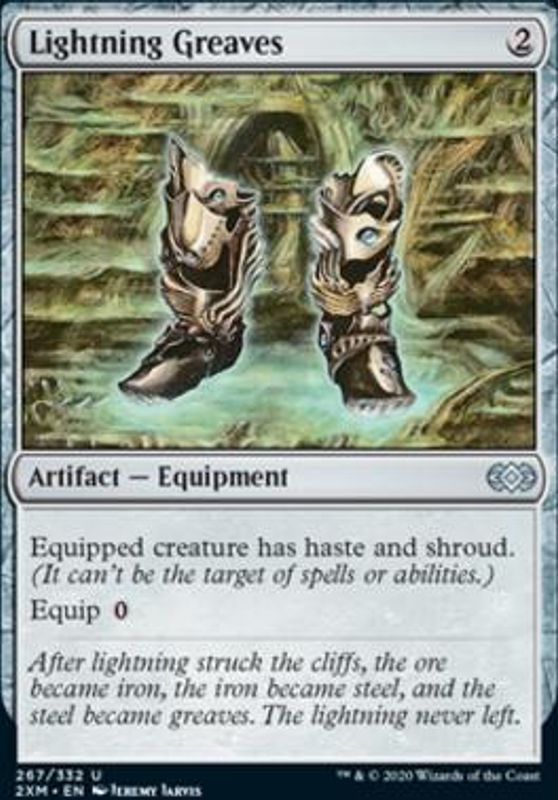 Lightning Greaves (foil)