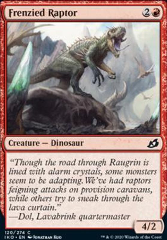 Frenzied Raptor (foil)