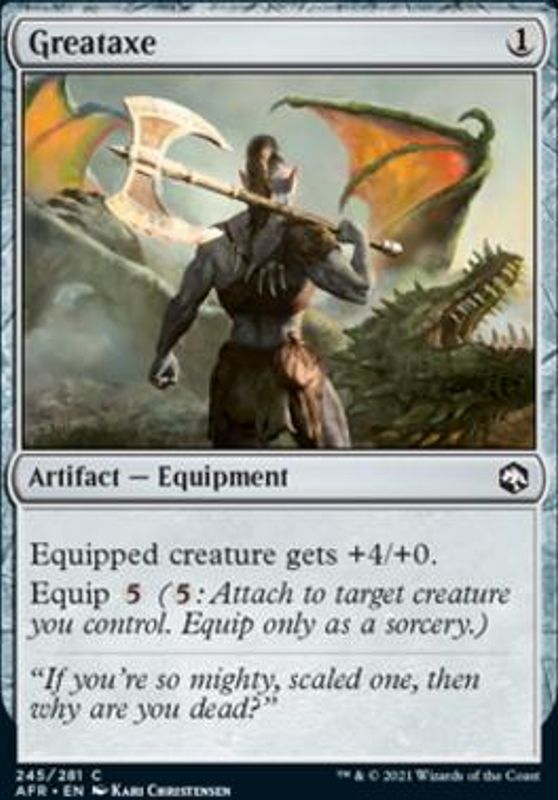 Greataxe (foil)