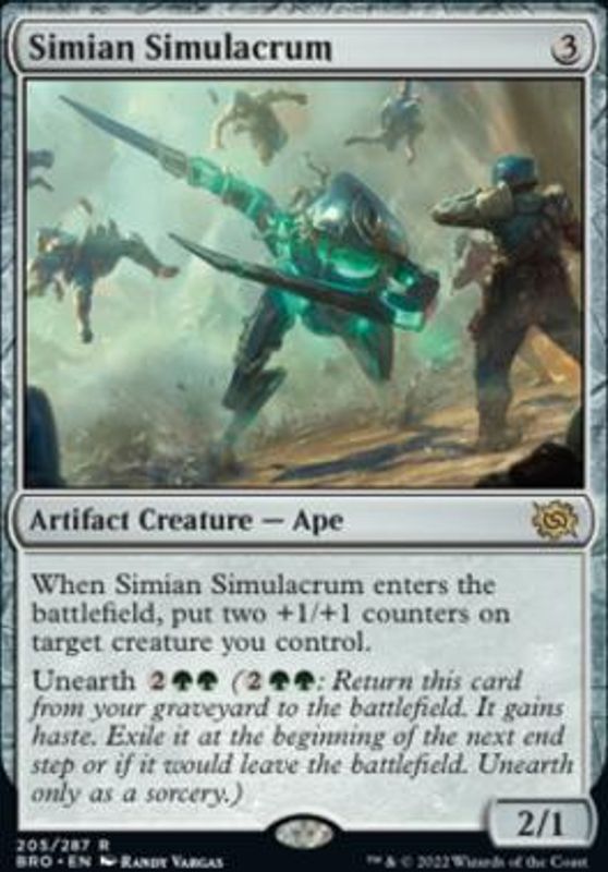 Simian Simulacrum (foil)