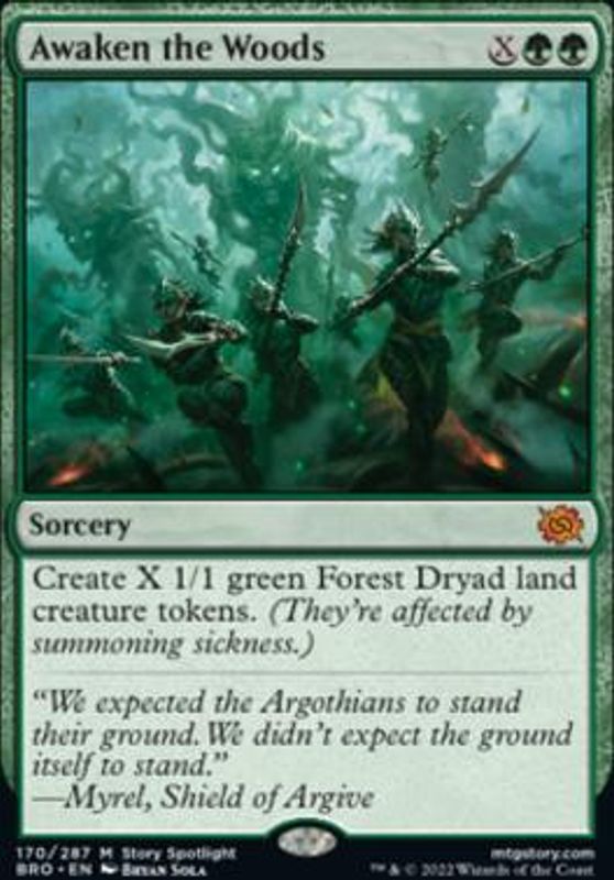 Awaken the Woods (foil)