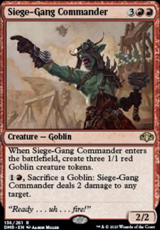 Siege-Gang Commander (foil)