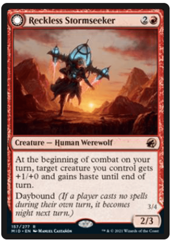 Reckless Stormseeker (foil)