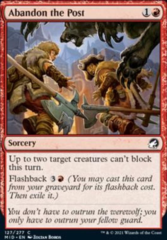 Abandon the Post (foil)