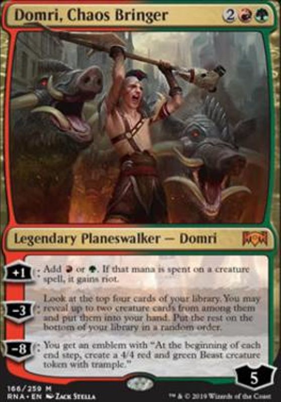 Domri, Chaos Bringer (foil)