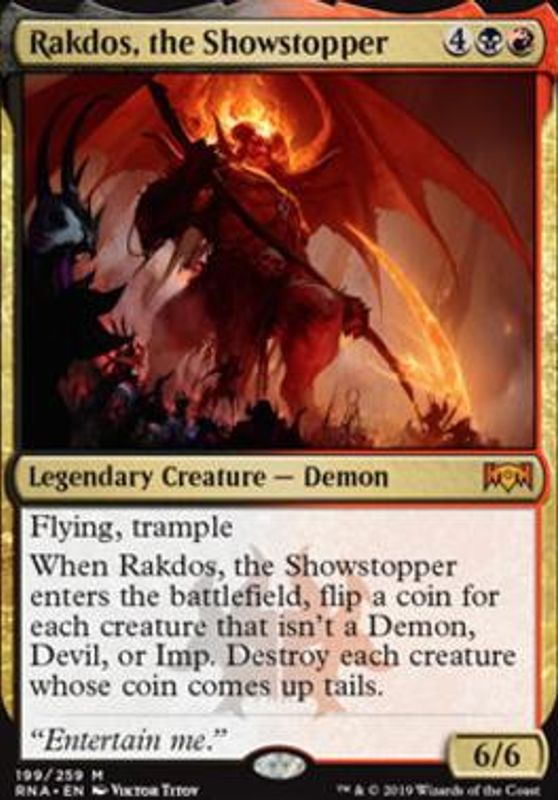 Rakdos, the Showstopper (foil)