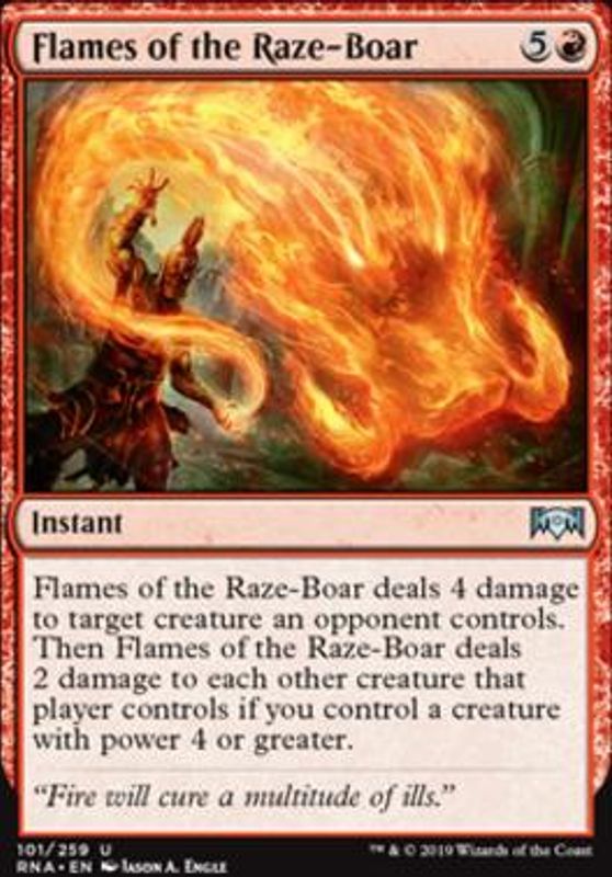 Flames of the Raze-Boar (foil)