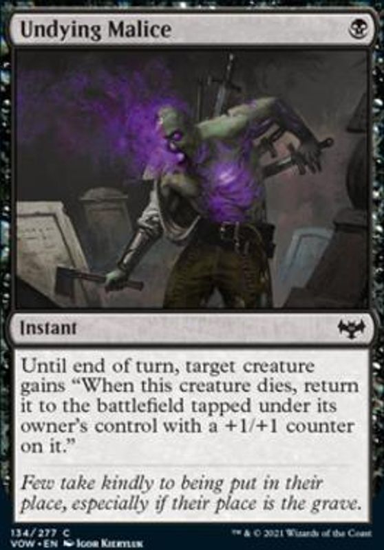 Undying Malice (foil)