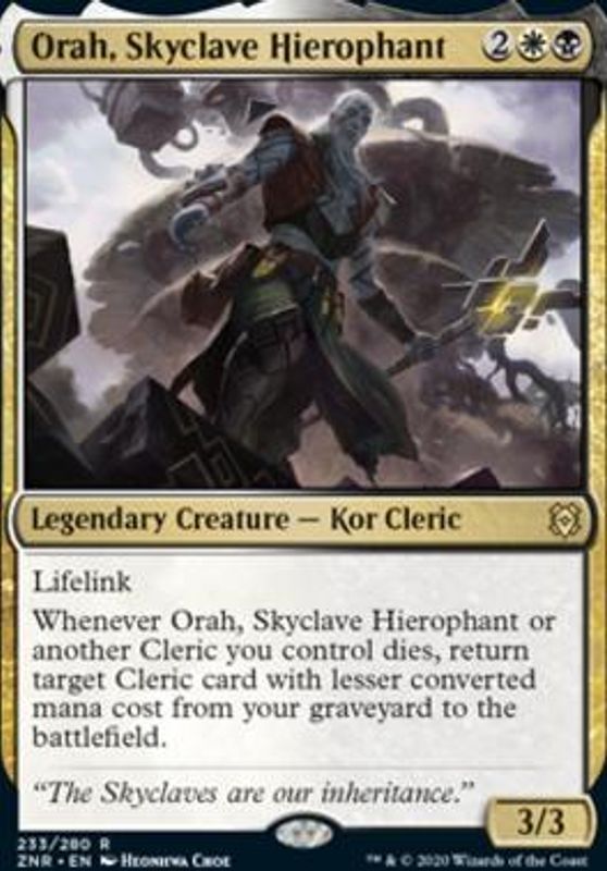 Orah, Skyclave Hierophant (foil)