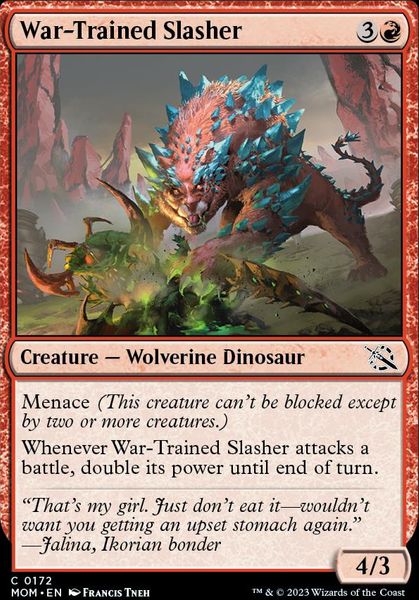 Hovedbilde War-Trained Slasher (foil)