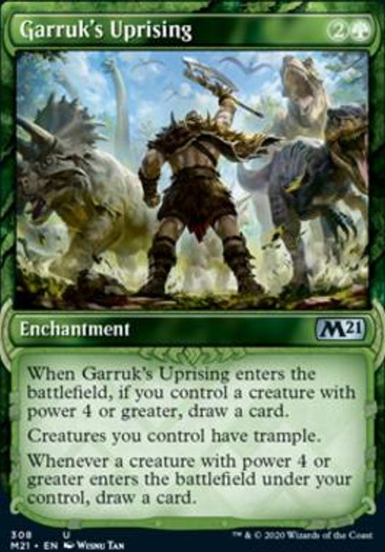 Garruk's Uprising (Showcase) (foil)