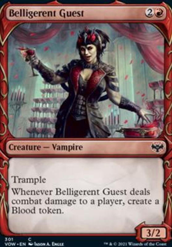 Belligerent Guest (Showcase) (foil)