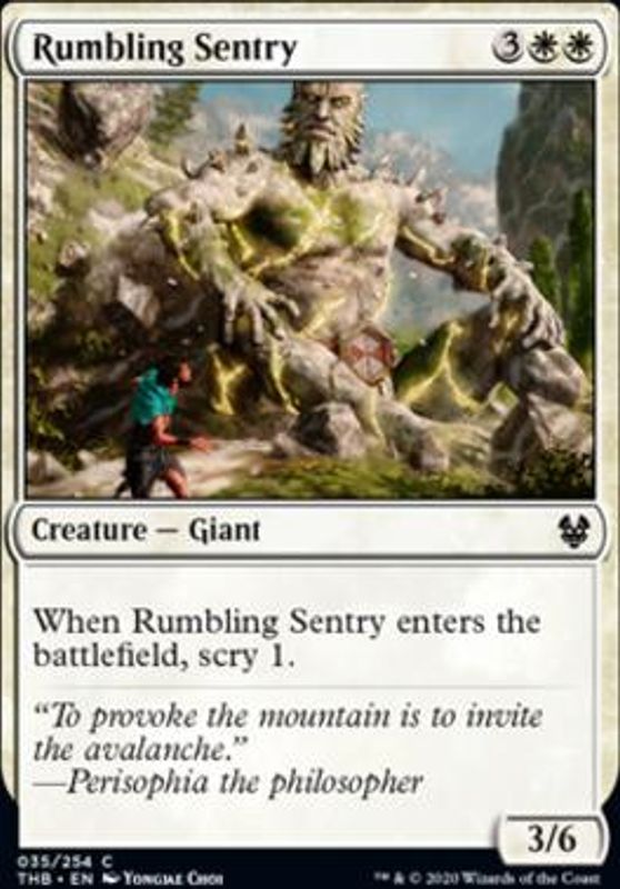 Rumbling Sentry (foil)