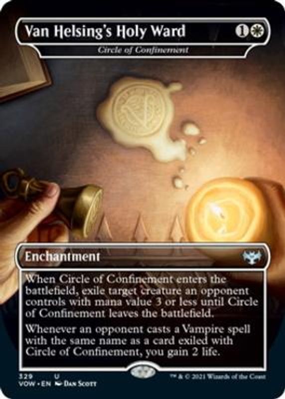Circle of Confinement (Van Helsing's Holy Ward) (foil)