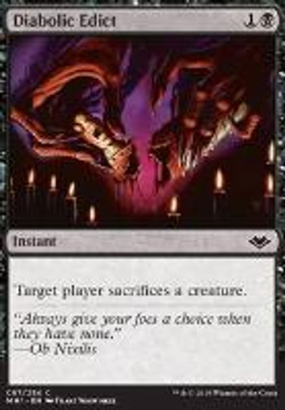 Diabolic Edict (foil)