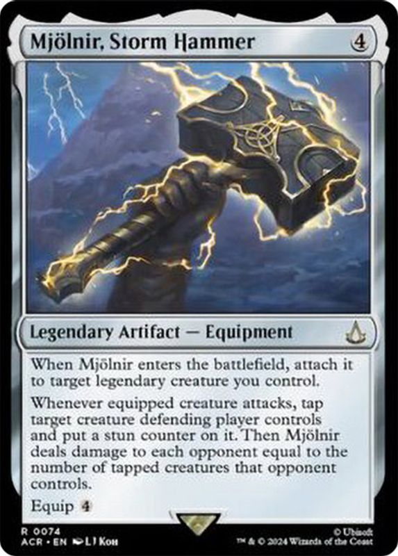 Mjolnir, Storm Hammer (Foil)