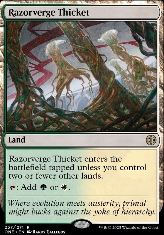 Razorverge Thicket (foil)