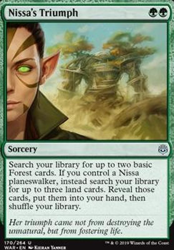 Nissa's Triumph (foil)