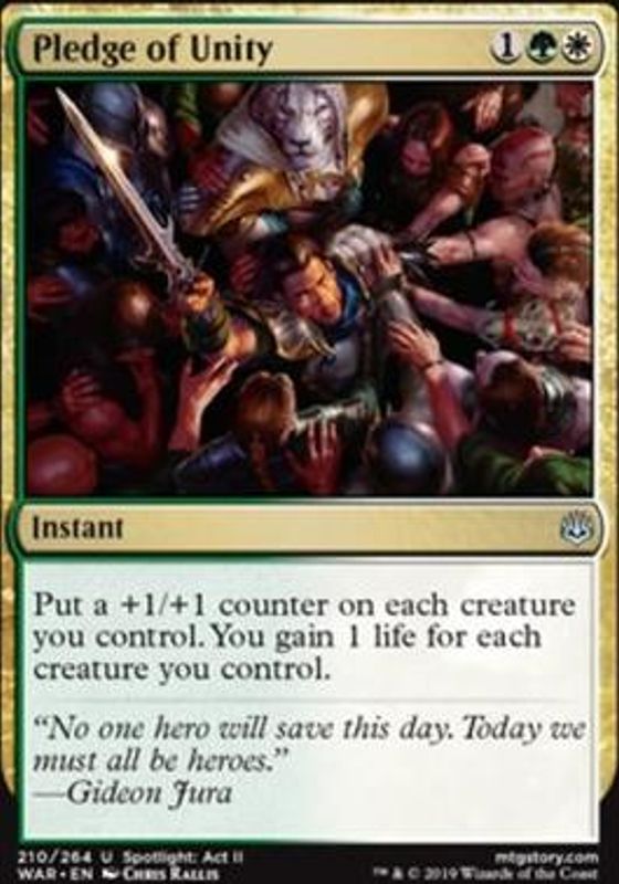 Pledge the Unity (foil)