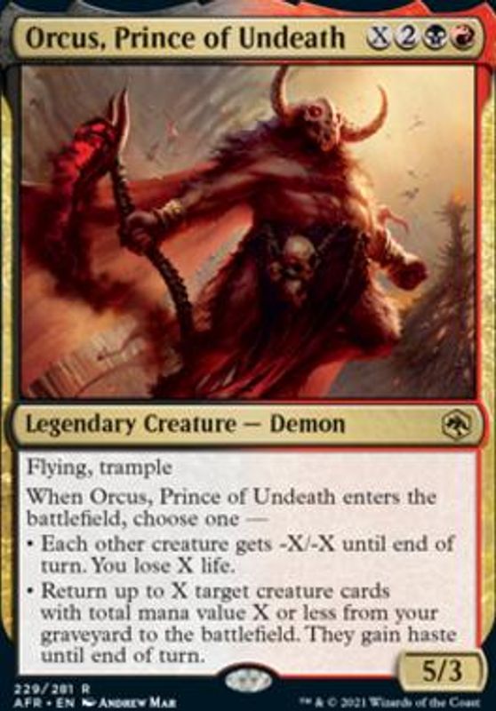 Orcus, Prince of Undeath (foil)