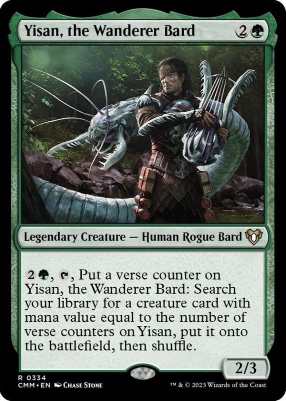 Yisan, the Wanderer Bard (foil)