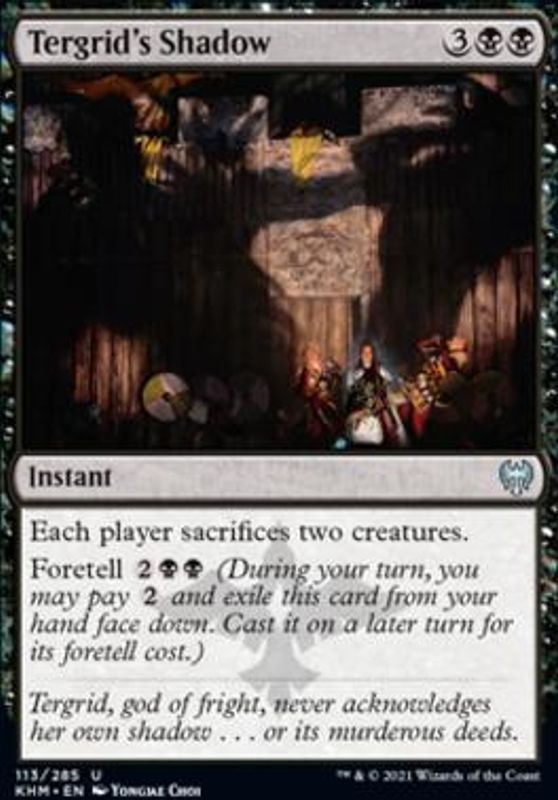 Tergrid's Shadow (foil)