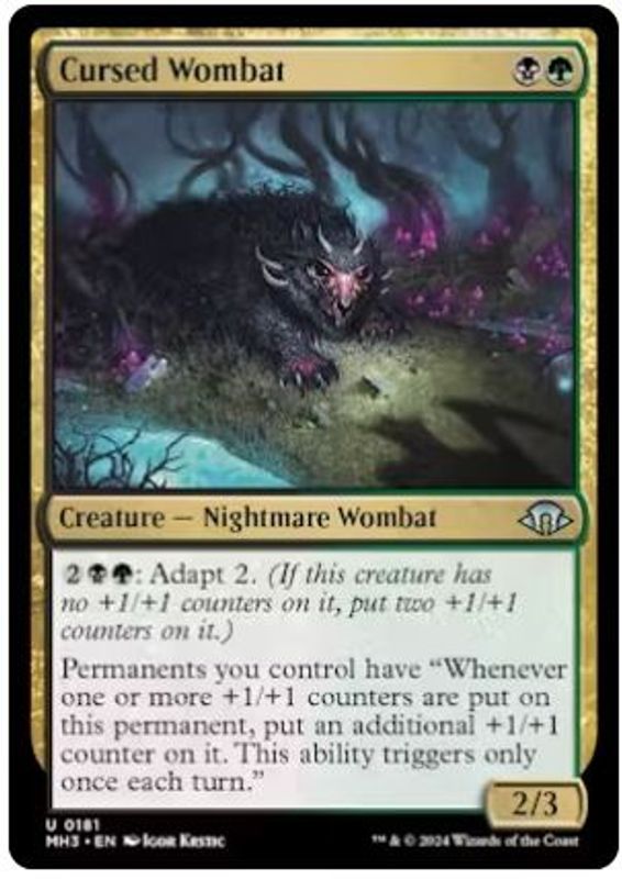 Cursed Wombat