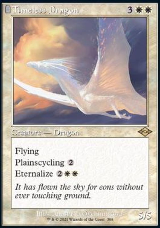 Timeless Dragon (Retro Frame)