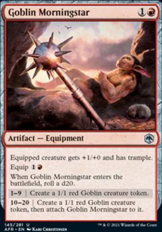 Goblin Morningstar (foil)