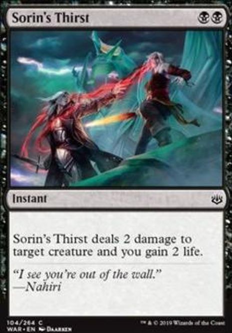 Hovedbilde Sorin's Thirst