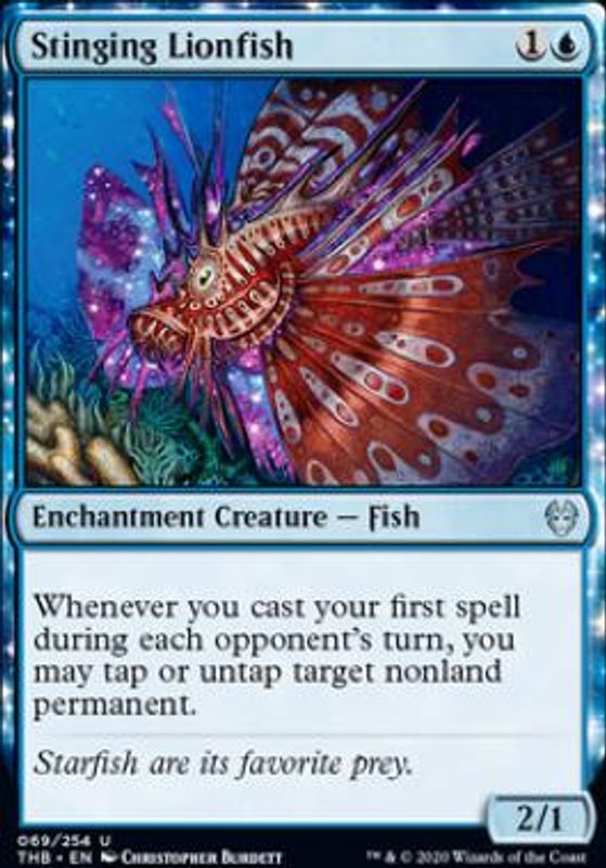 Stinging Lionfish (foil)