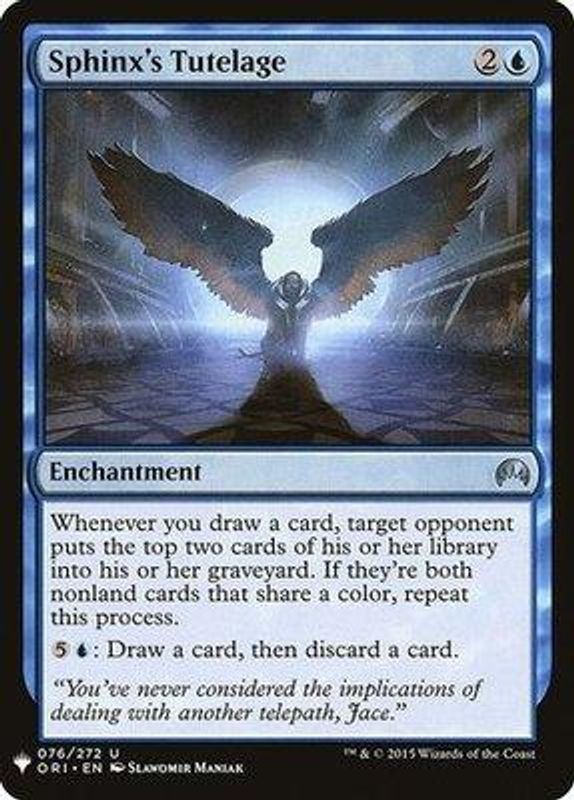 Sphinx's Tutelage