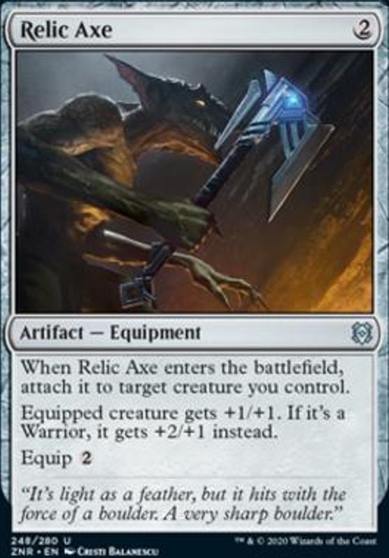 Relic Axe (foil)