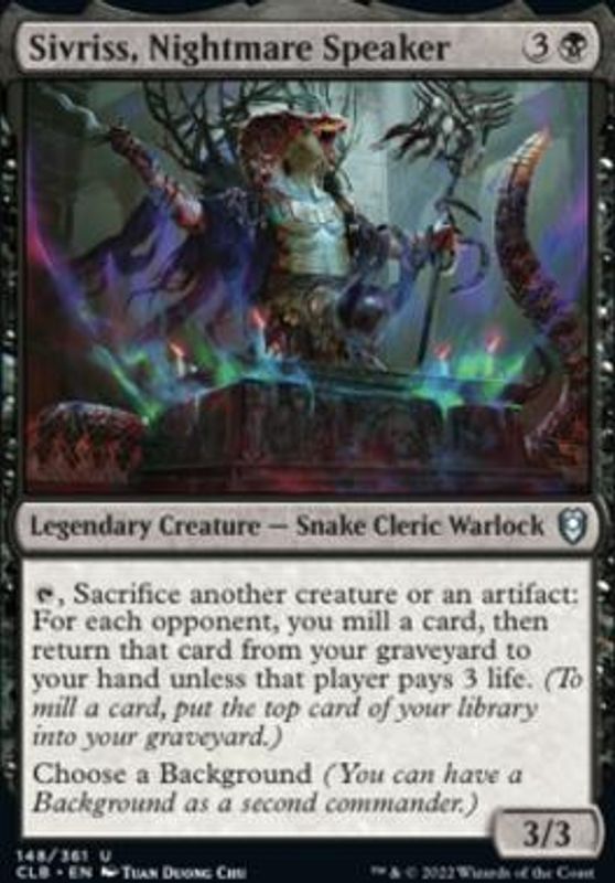 Sivriss, Nightmare Speaker