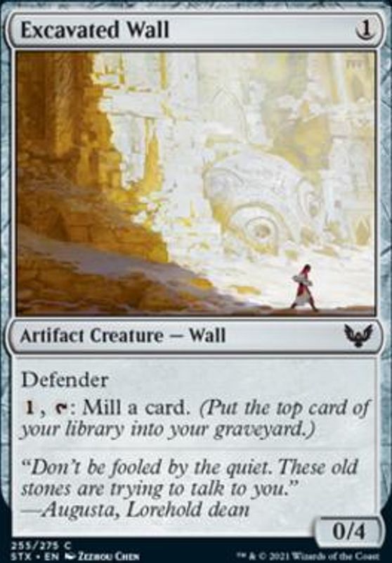 Excavated Wall