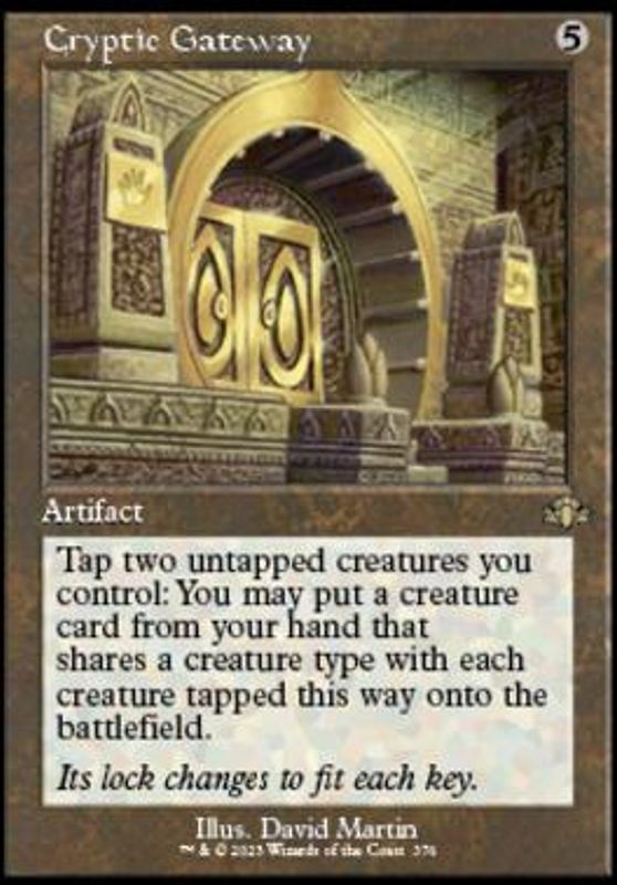 Cryptic Gateway (Retro Frame) (foil)