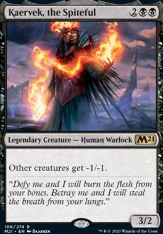 Kaervek, the Spiteful (foil)