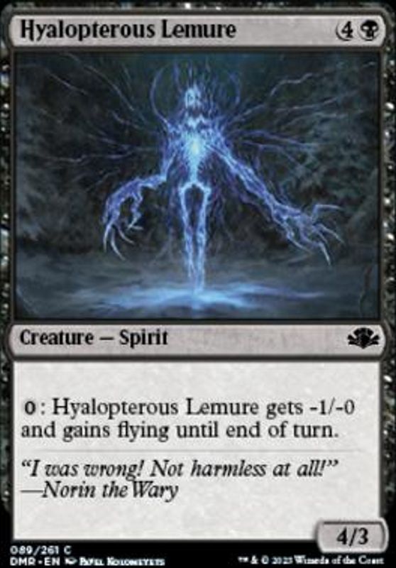 Hyalopterous Lemure (foil)